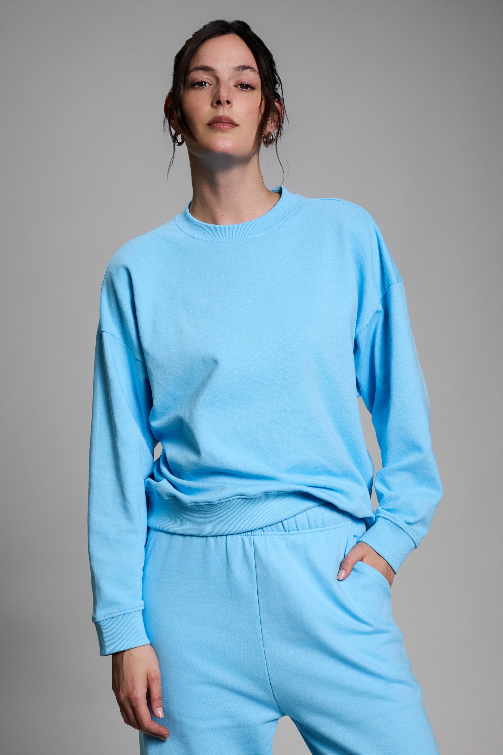 Sweat-shirt col rond