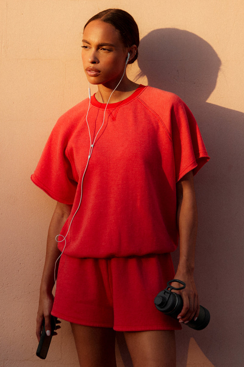 Le t-shirt PE en molleton