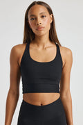 Soutien-gorge côtelé de sport