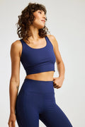 Soutien-gorge de sport côtelé