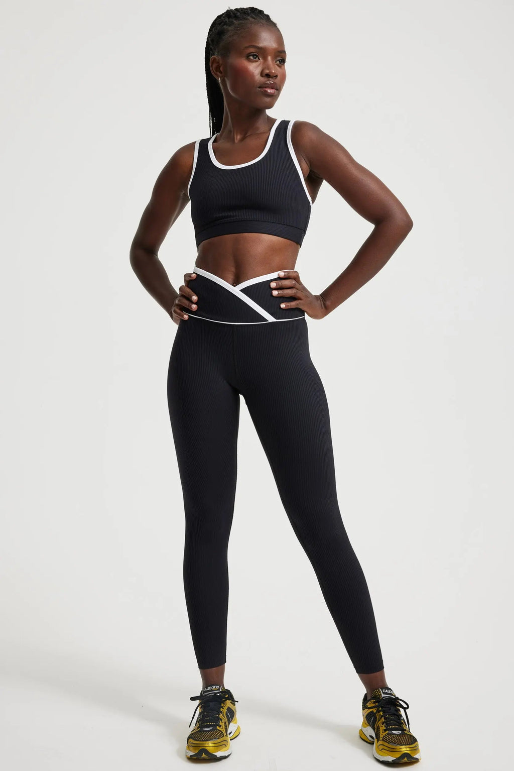 Soutien-gorge de sport côtelé 2.0