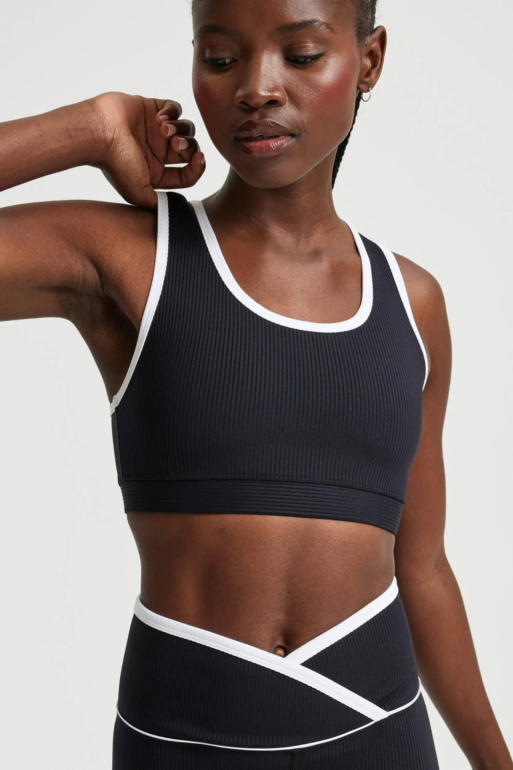 Soutien-gorge de sport côtelé 2.0