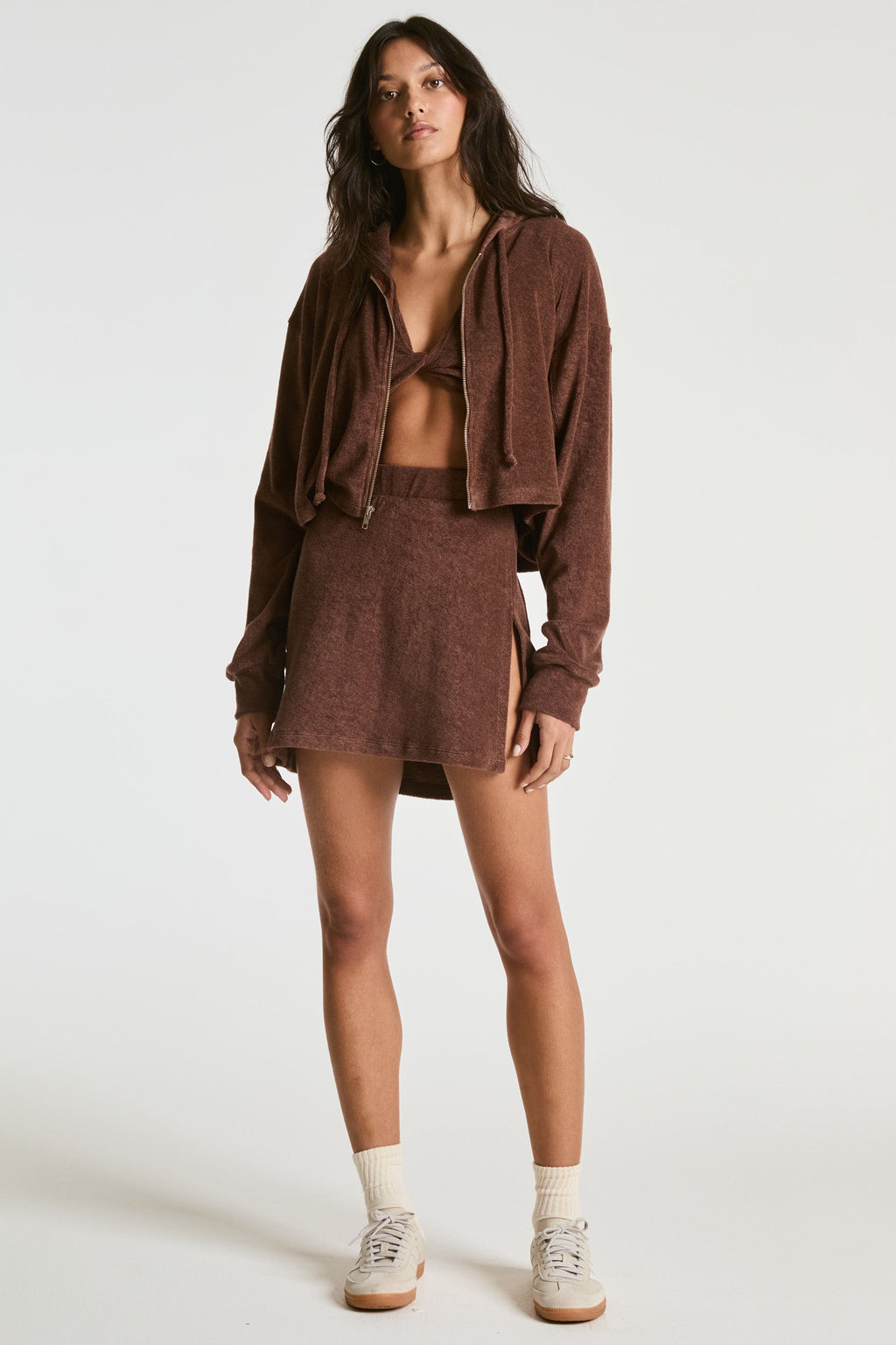 Sweat-shirt classique zippé