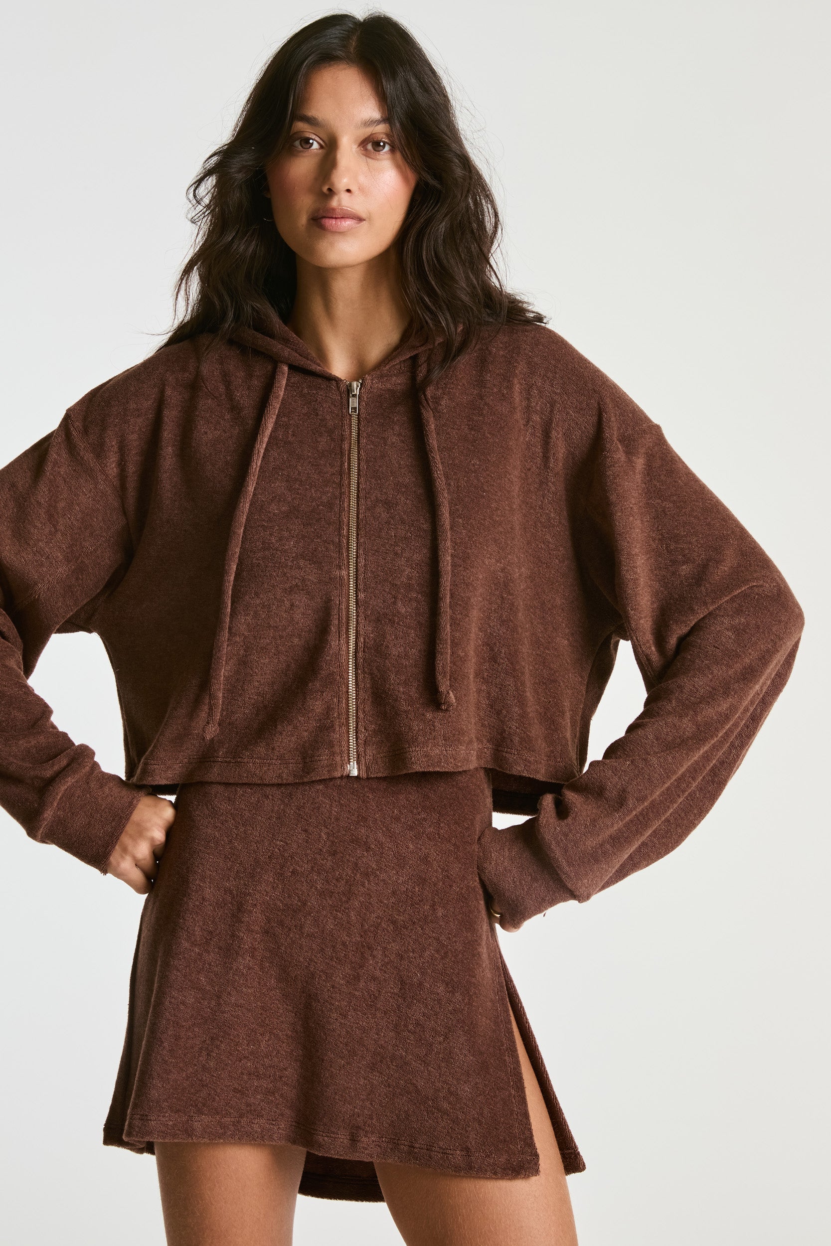 Sweat-shirt classique zippé