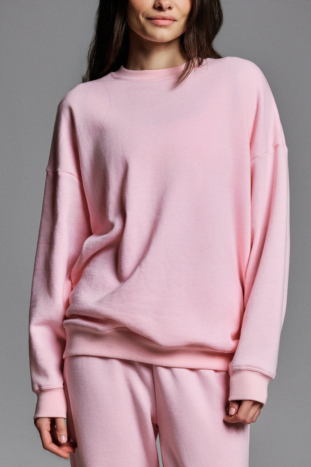 Sweat-shirt à col rond